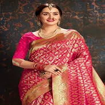 Exclusive Aesthetic Silk Banarasi Saree