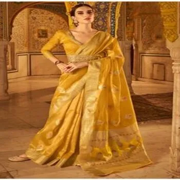 Silk Banarasi Sarees With Blouse