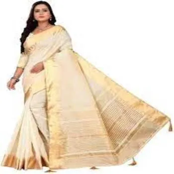 Custom Designed Silk Blend Sarees 