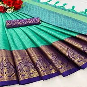 Awesome Silk Blend Saree