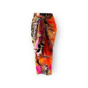 Trendy Printed Silk Pareo