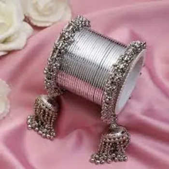 Sun Expo Silver Bangles