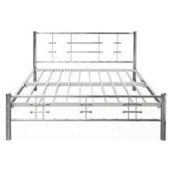 Modern Silver Bed