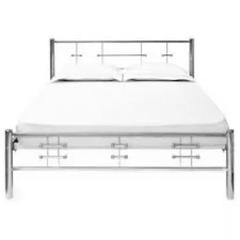 Easy To Place Silver Bed
