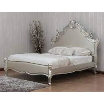 Polished Silver Bed