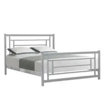 Modern Silver Bed