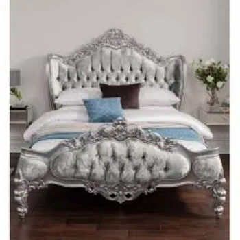 Polished Silver Bed