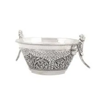 Round Silver Bowl