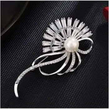 Rust Proof  Silver Brooches