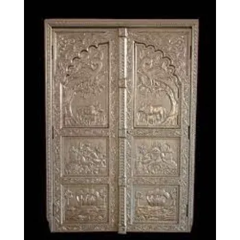 Coated Silver Door