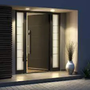 Modern Silver Door