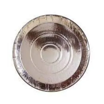 Silver Foil Paper Plates