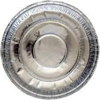 Silver Foil Paper Plates