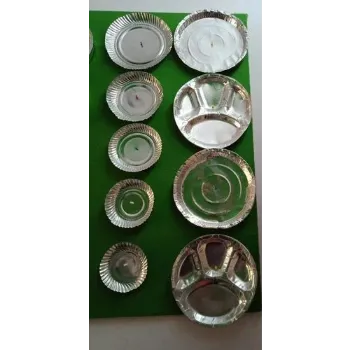  Silver Foil Paper Plates