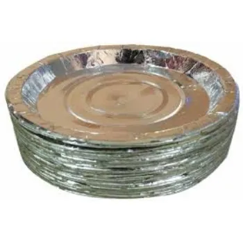 Silver Foil Paper Plates