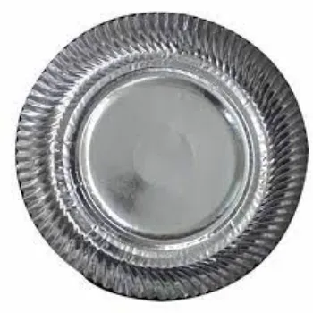 Silver Foil Paper Plates