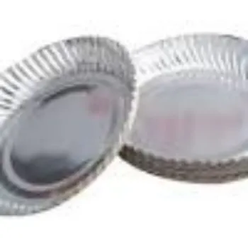 Future Box Private Limited Silver Foil Paper Plates
