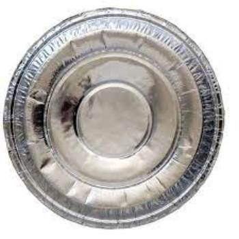 Color Coated Silver Foil Paper Plates