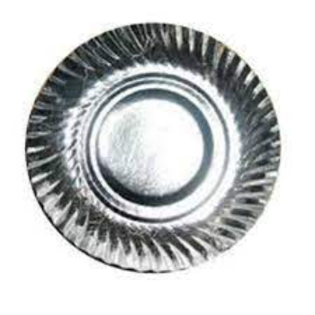 Leak Proof Silver Foil Paper Plates