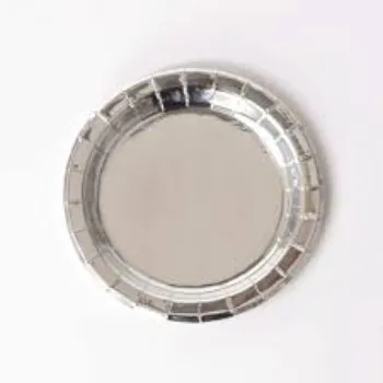 Silver Foil Paper Plates