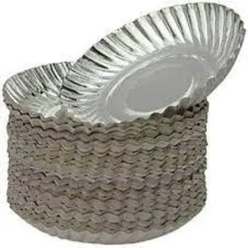 Disposable Silver Foil Paper Plates
