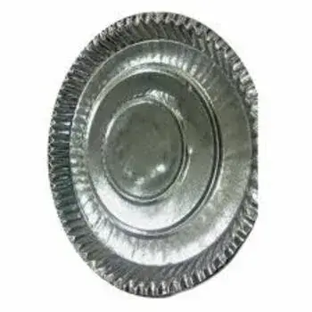 Silver Foil Paper Plates