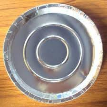Eco Friendly Silver Foil Paper Plates