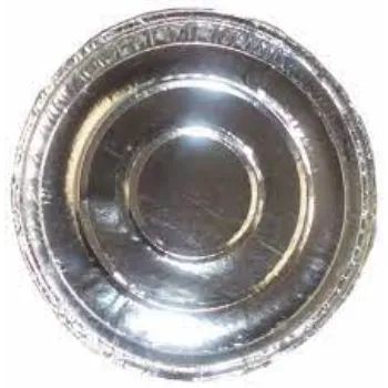 New Silver Foil Paper Plates