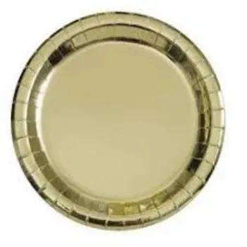 Silver Foil Paper Plates