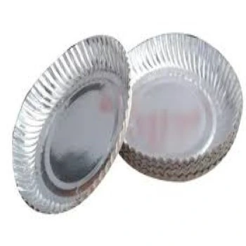 Silver Foil Paper Plates