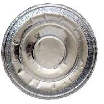 Fine Finish Silver Foil Paper Plates
