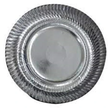 Perfect accuracy Silver Foil Paper Plates