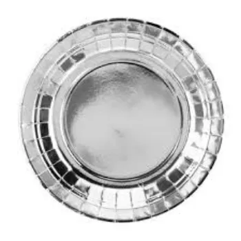 Disposable Silver Foil Paper Plates
