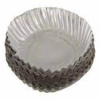 New Silver Foil Paper Plates
