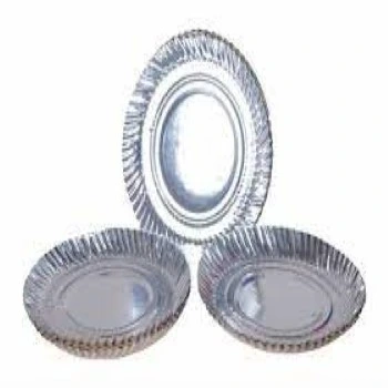 Silver Foil Paper Plates