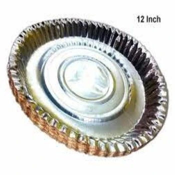 Silver Foil Paper Plates
