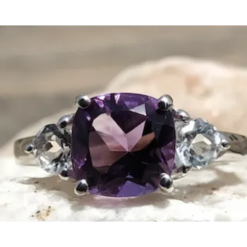  Silver Gemstone Rings