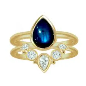 Silver Gemstone Ring