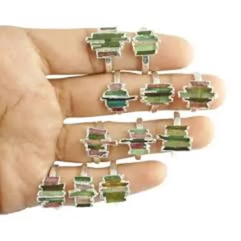 Good Quality Silver Gemstone Rings