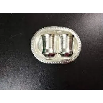 Pooja Silver Glass
