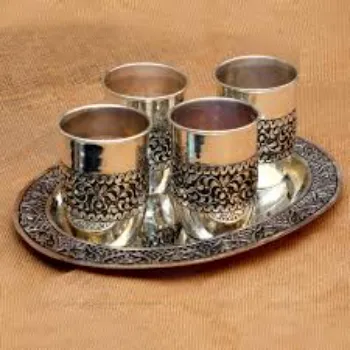 Brothers Silver Glass