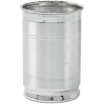 Shiny Finish Silver Glass