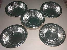  Good Quality Silver Paper Bowl