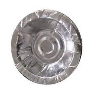 Modern Silver Paper Bowl