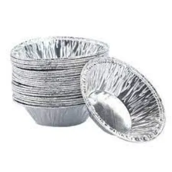 Simple Silver Paper Bowl
