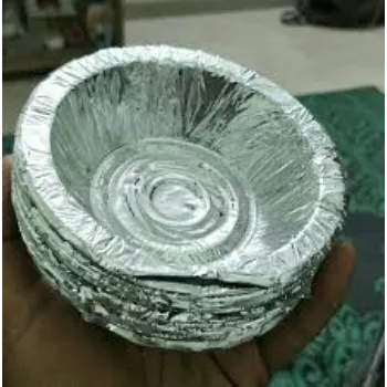 Simple Silver Paper Bowl