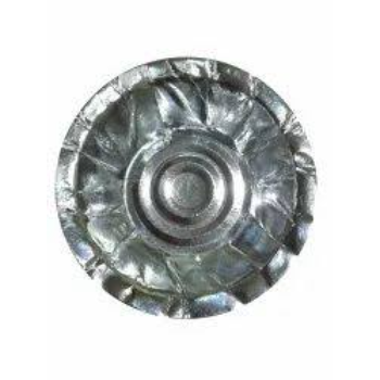 Simple Silver Paper Bowl