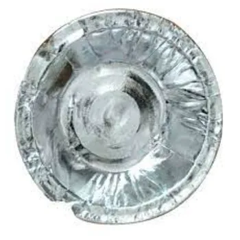 Machine Made Silver Paper Bowl