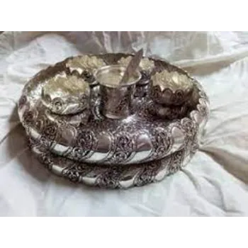 Nidhi Silver Thali