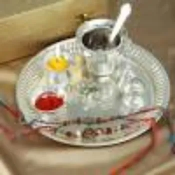 Good Quality Silver Thali